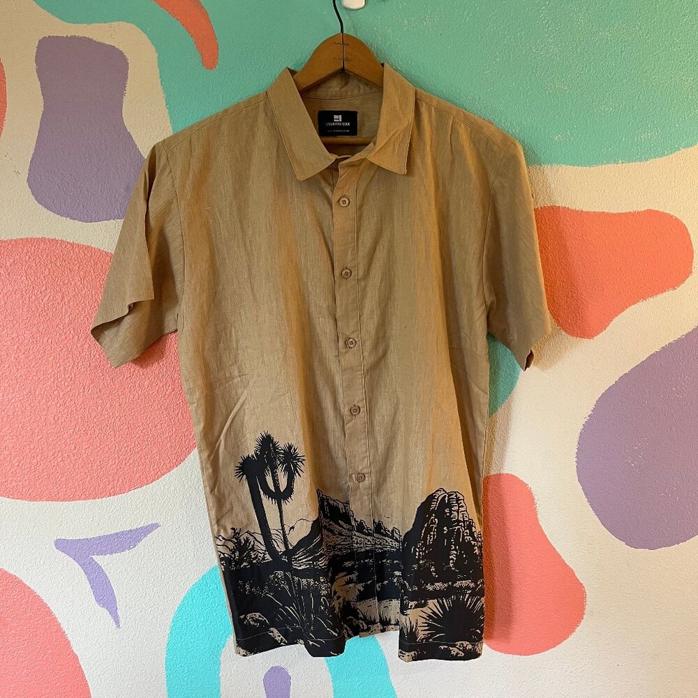 Standard Issue Linen Button Down L